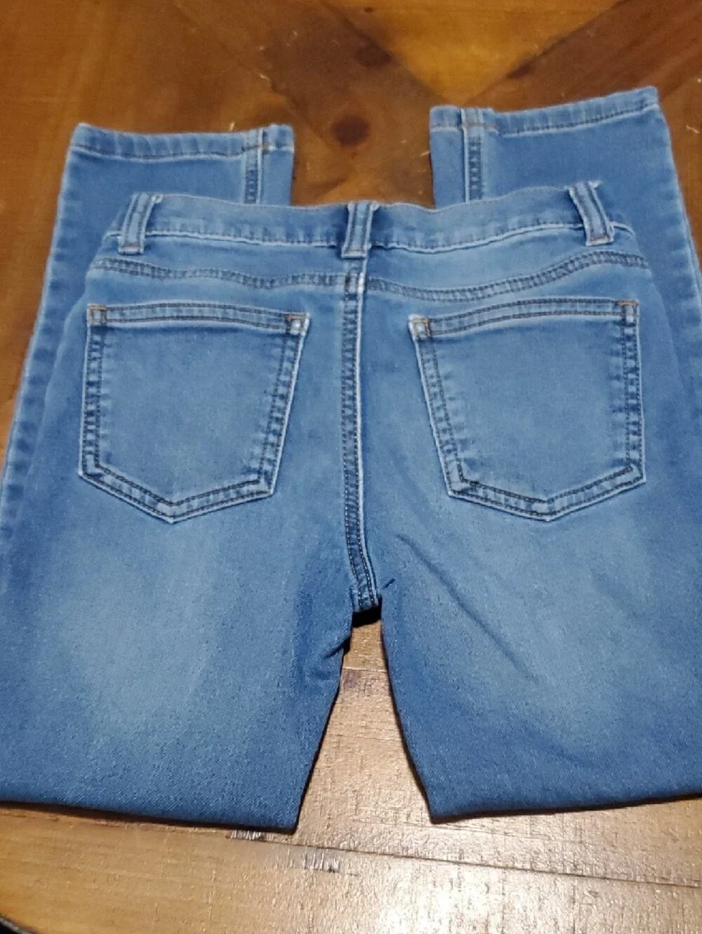 Kids Light Blue Slim Stretch Denim Jeans